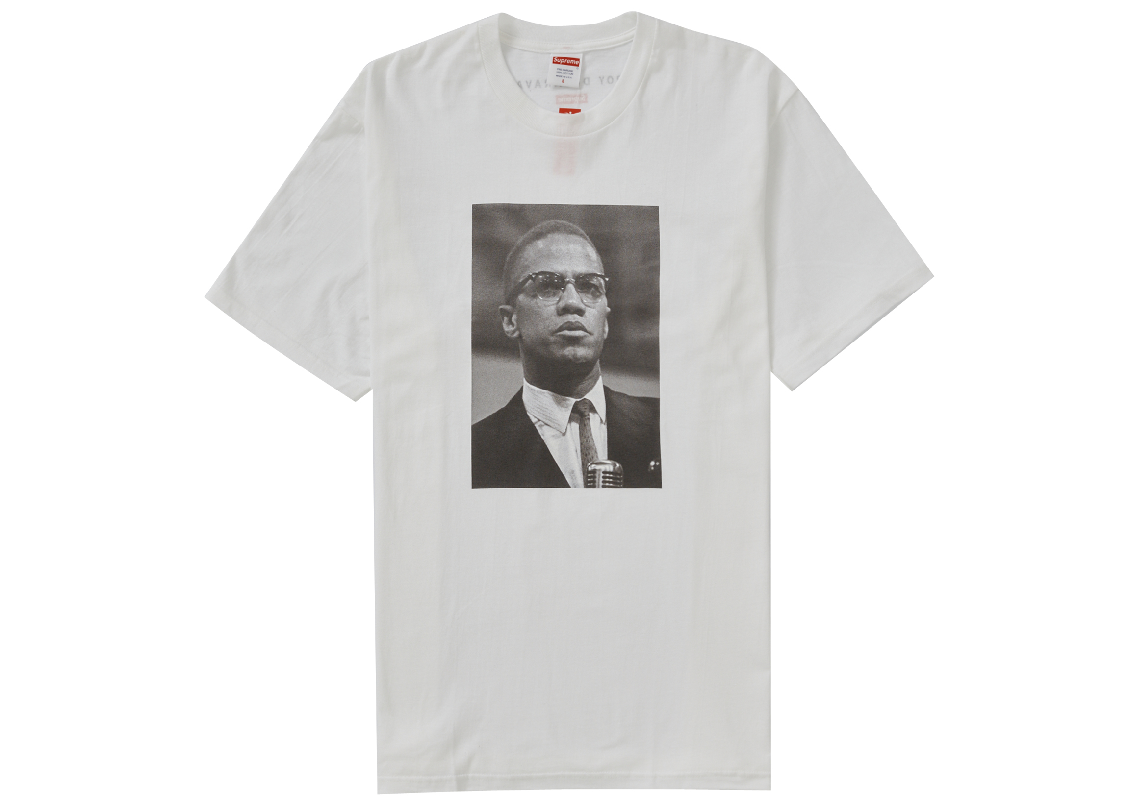 22SS Supreme Malcolm X Tee