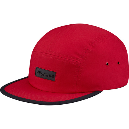 Supreme Rubber Logo Camp Cap Red - SS17 - US