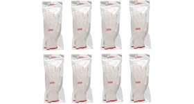 Supreme Rubberized Gloves 8x Lot FW20 Season Gift White/Red