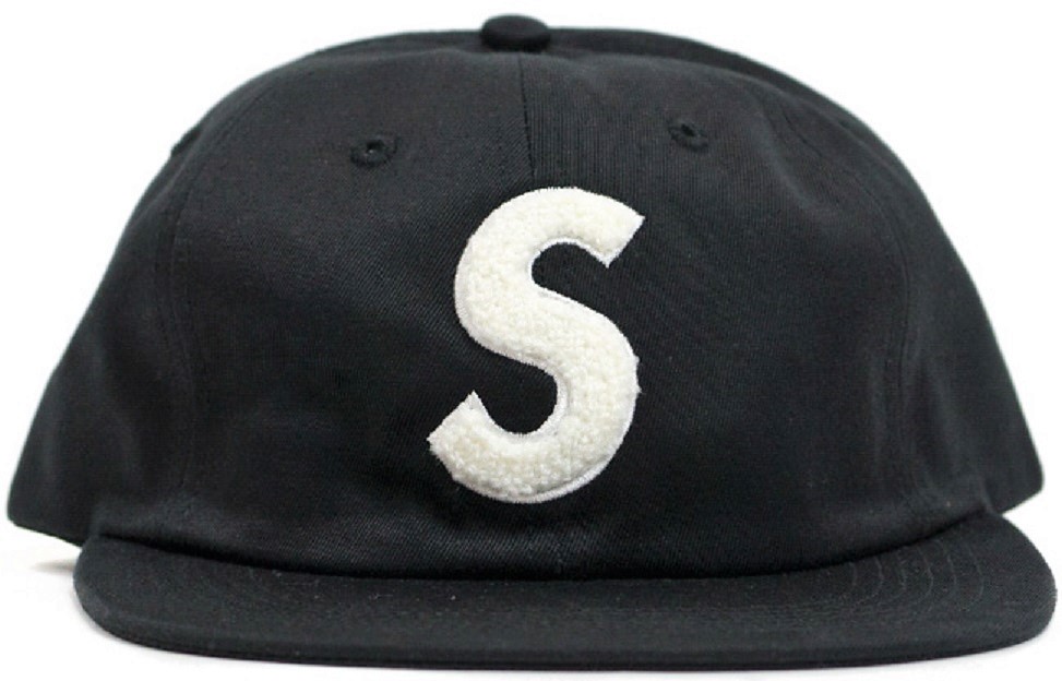Supreme S Logo 6 Panel Black - SS15 - US