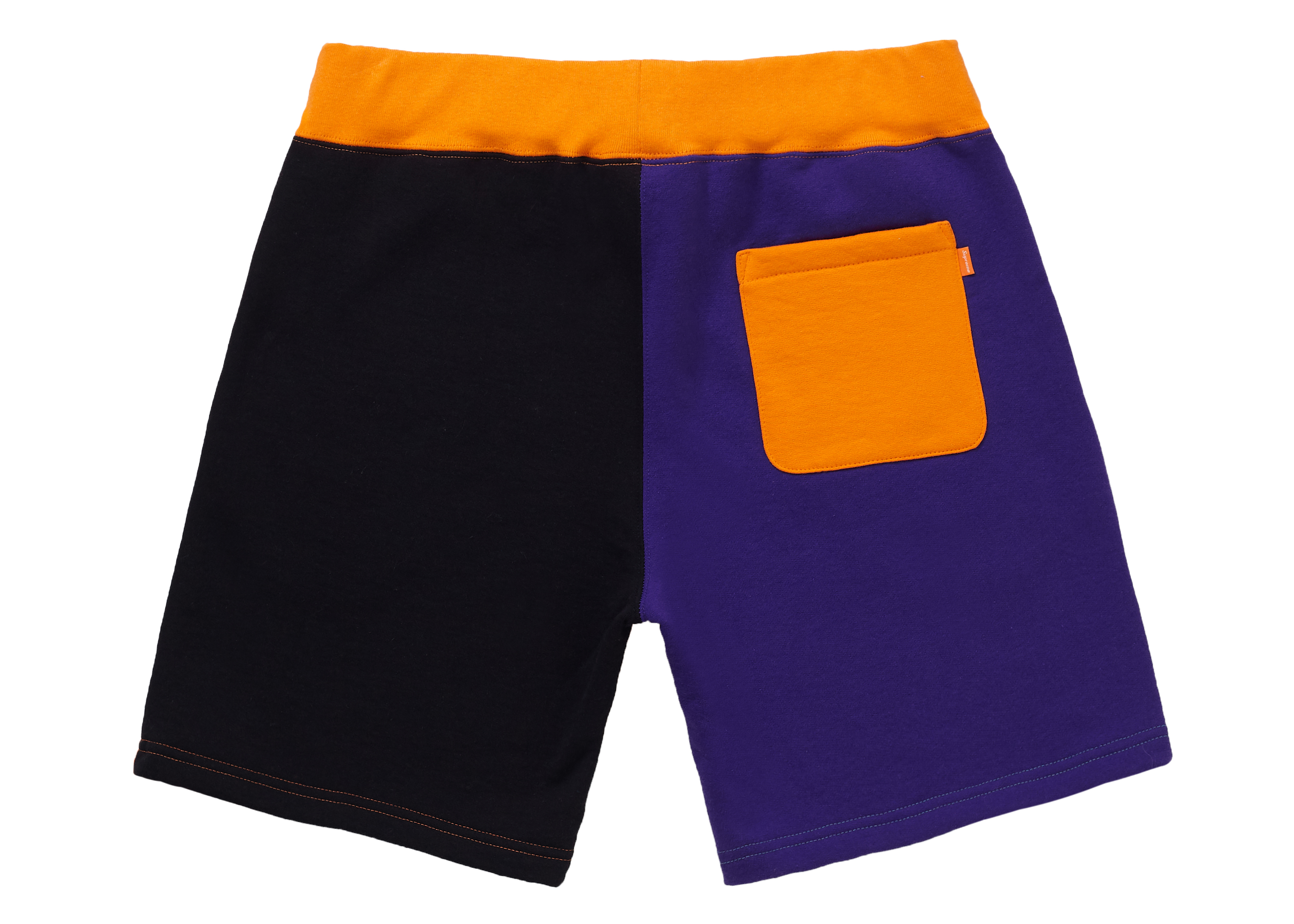 Supreme S Logo Colorblocked Sweatshort Orange Men's - SS19 - US