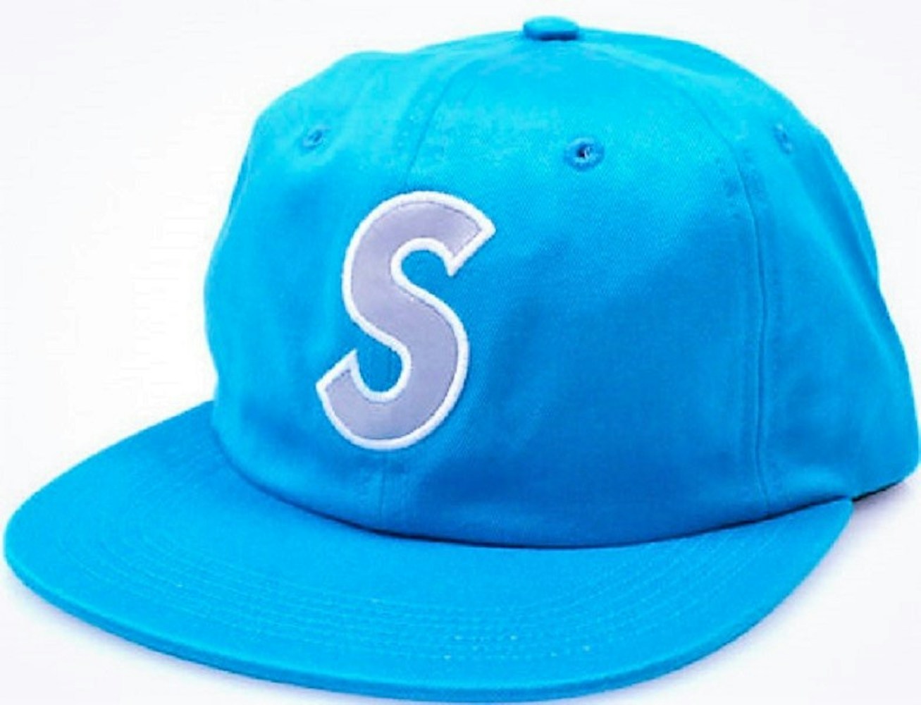 Supreme S Logo Hat Steel Blue - SS15