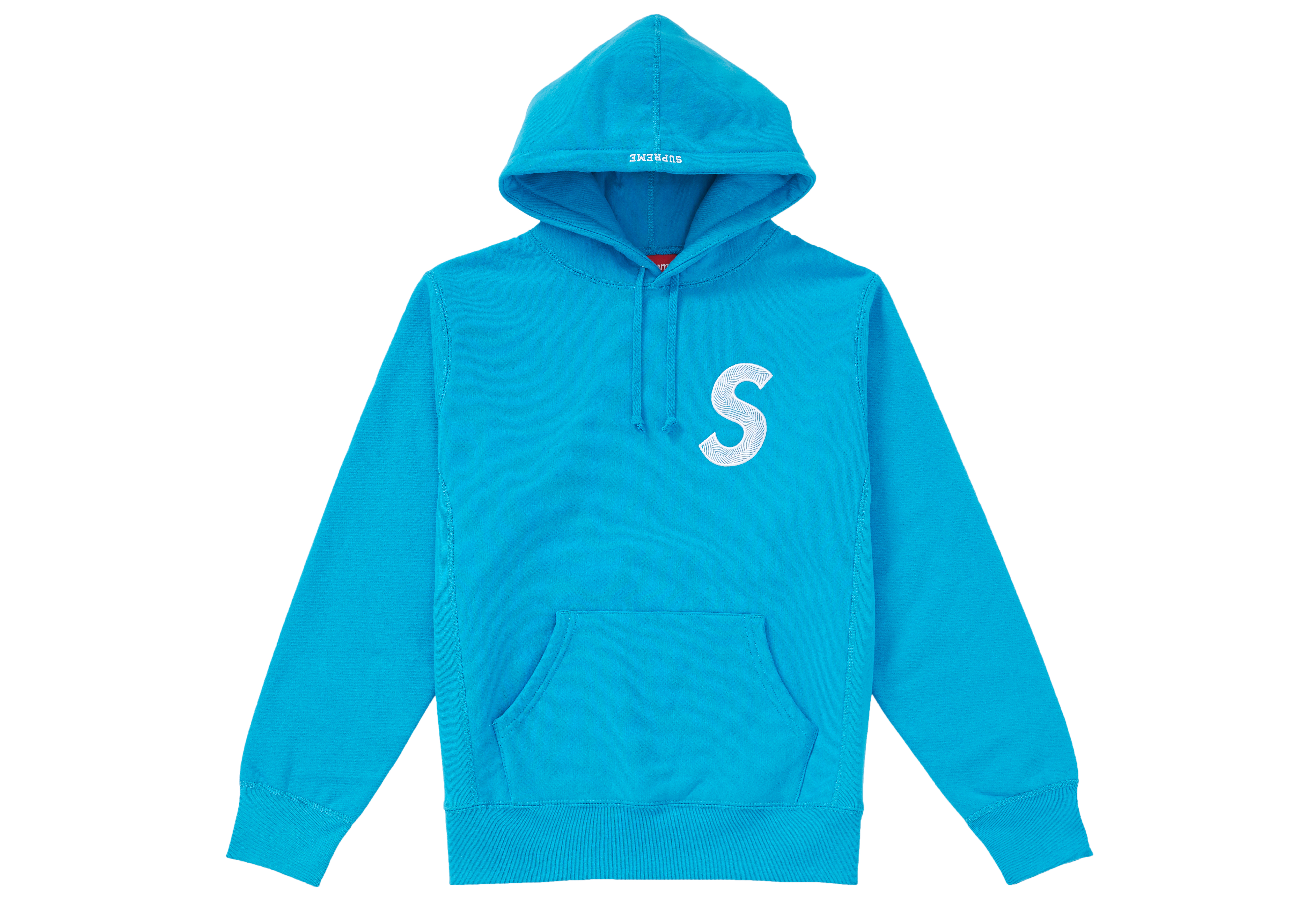 Supreme S Logo Hooded Sweatshirt (FW18) Bright Royal