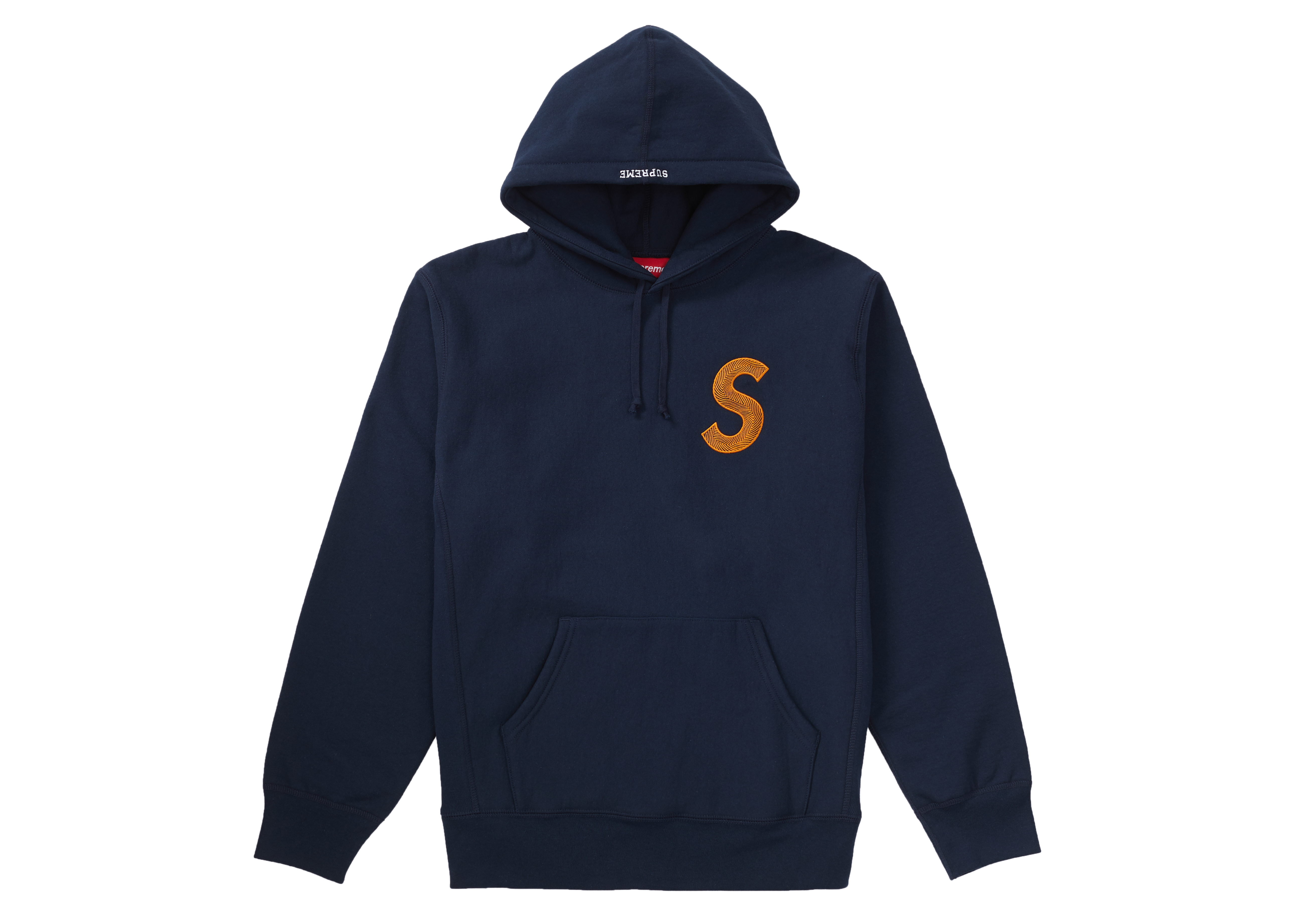 Supreme S Logo Hooded Sweatshirt (FW18) Heather Grey Men's - FW18 - US