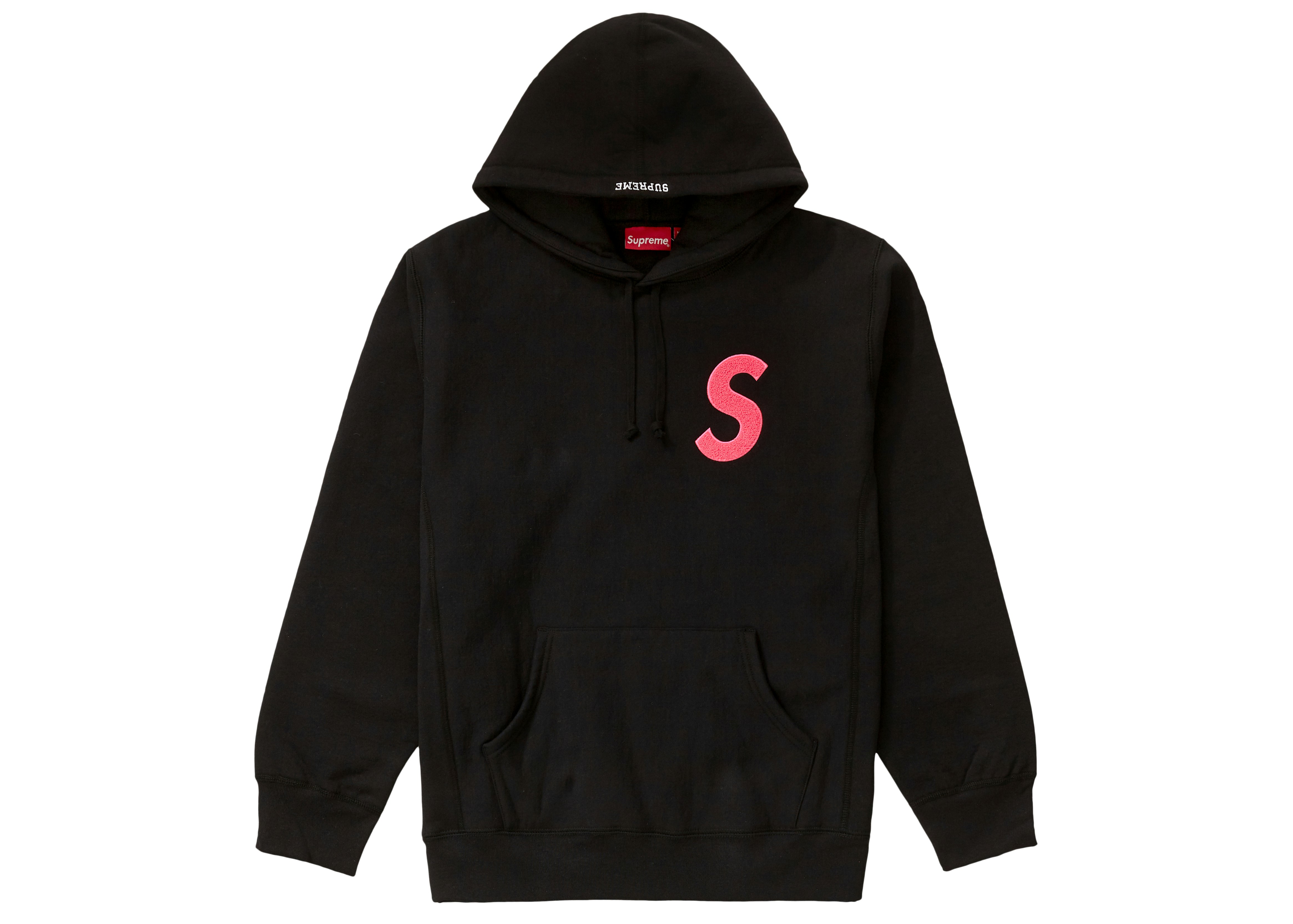 Supreme S Logo Hooded Sweatshirt (FW19) Black FW19 US