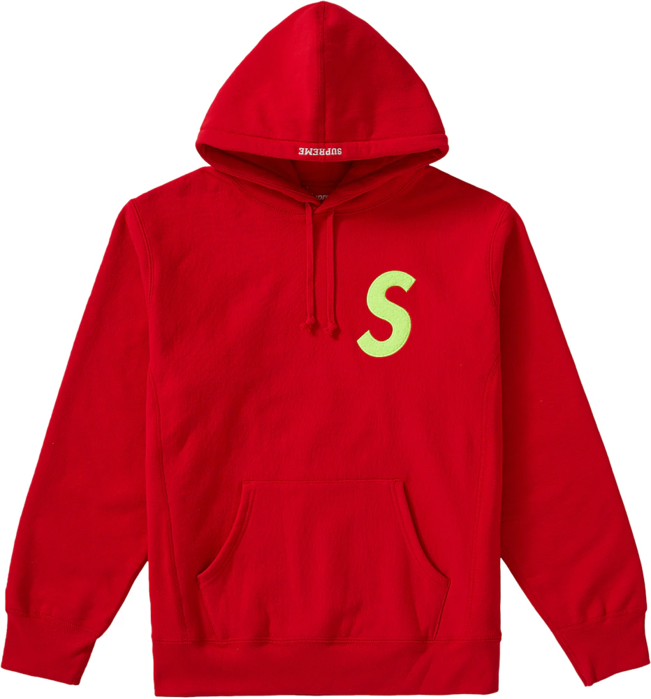 Supreme S Logo Hooded Sweatshirt (FW19) Ash Grey