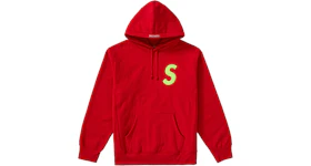 Supreme S Logo Hooded Sweatshirt (FW19) Red
