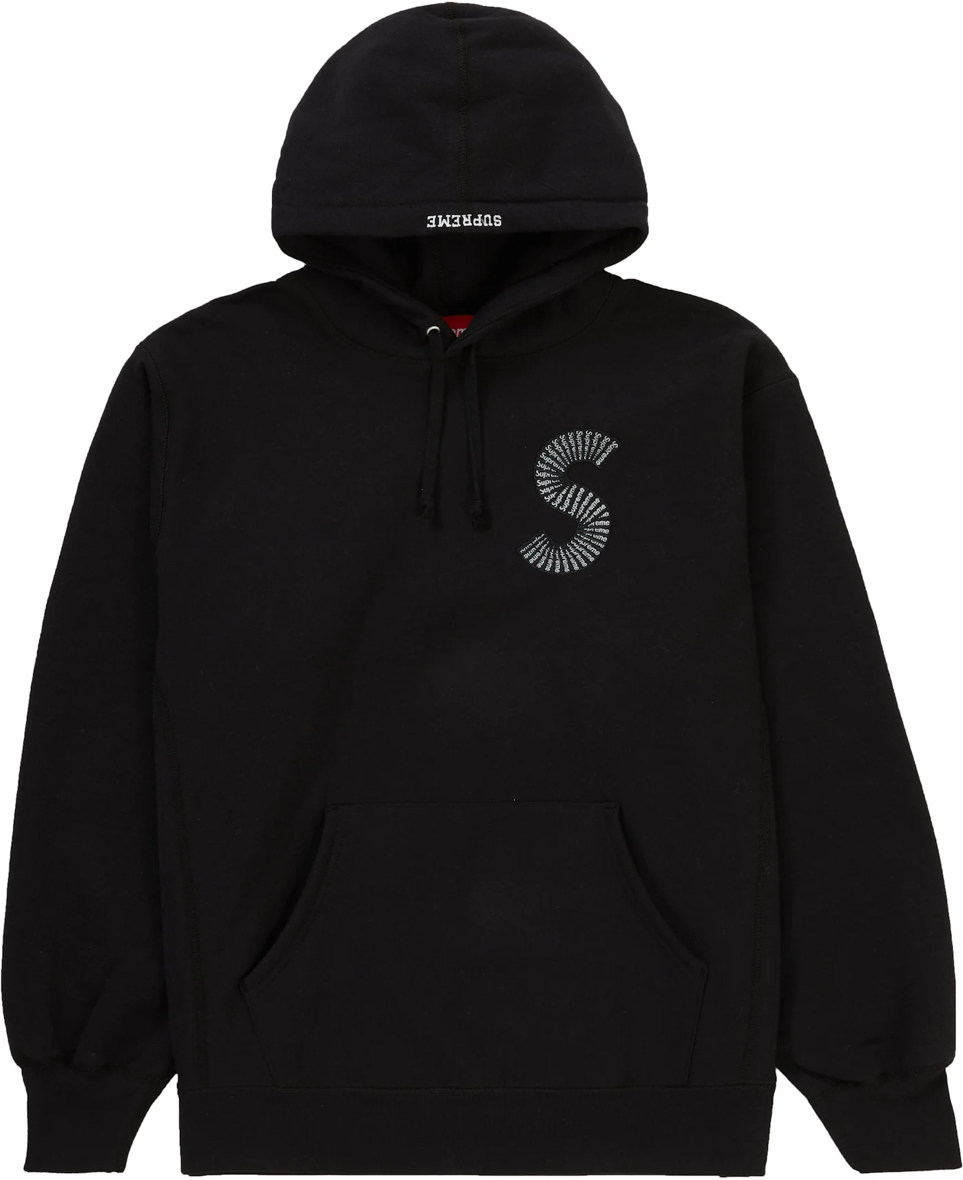 Black Printed hoodie Shoes VETEMENTS - Supreme logo hoodie Shoes Black -  Domaine-pignadaShops Oman