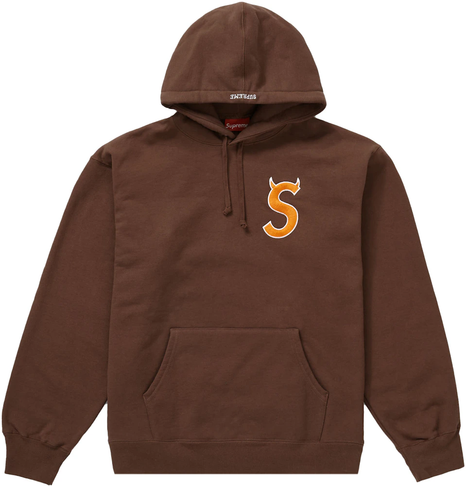Brown SW Logo Hoodie – Saintwoods
