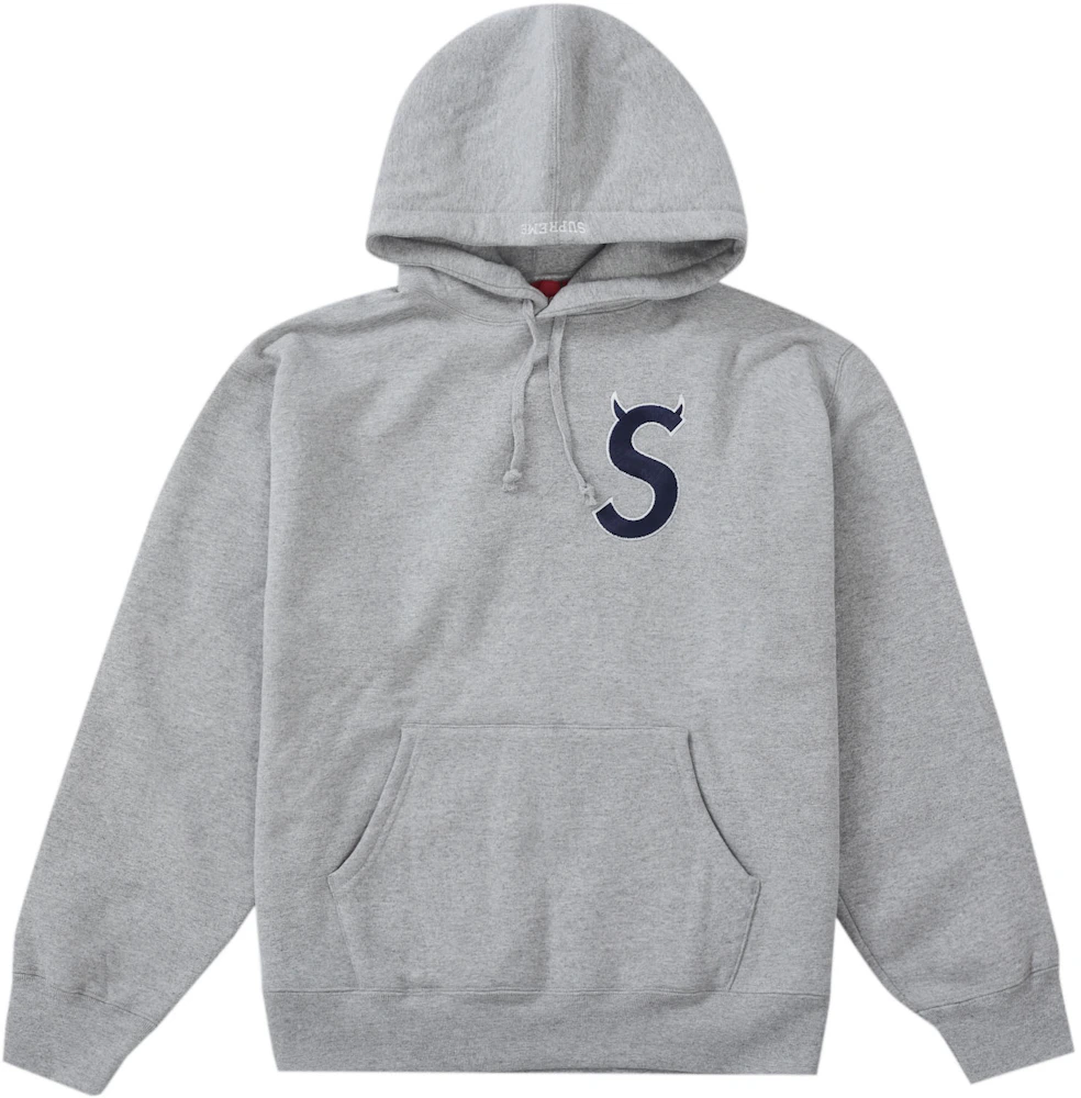 Supreme Embroidered S Logo Hoodie. Size L. $150. Available in