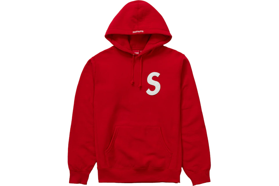 Supreme S Logo Hooded Sweatshirt (SS20) Red