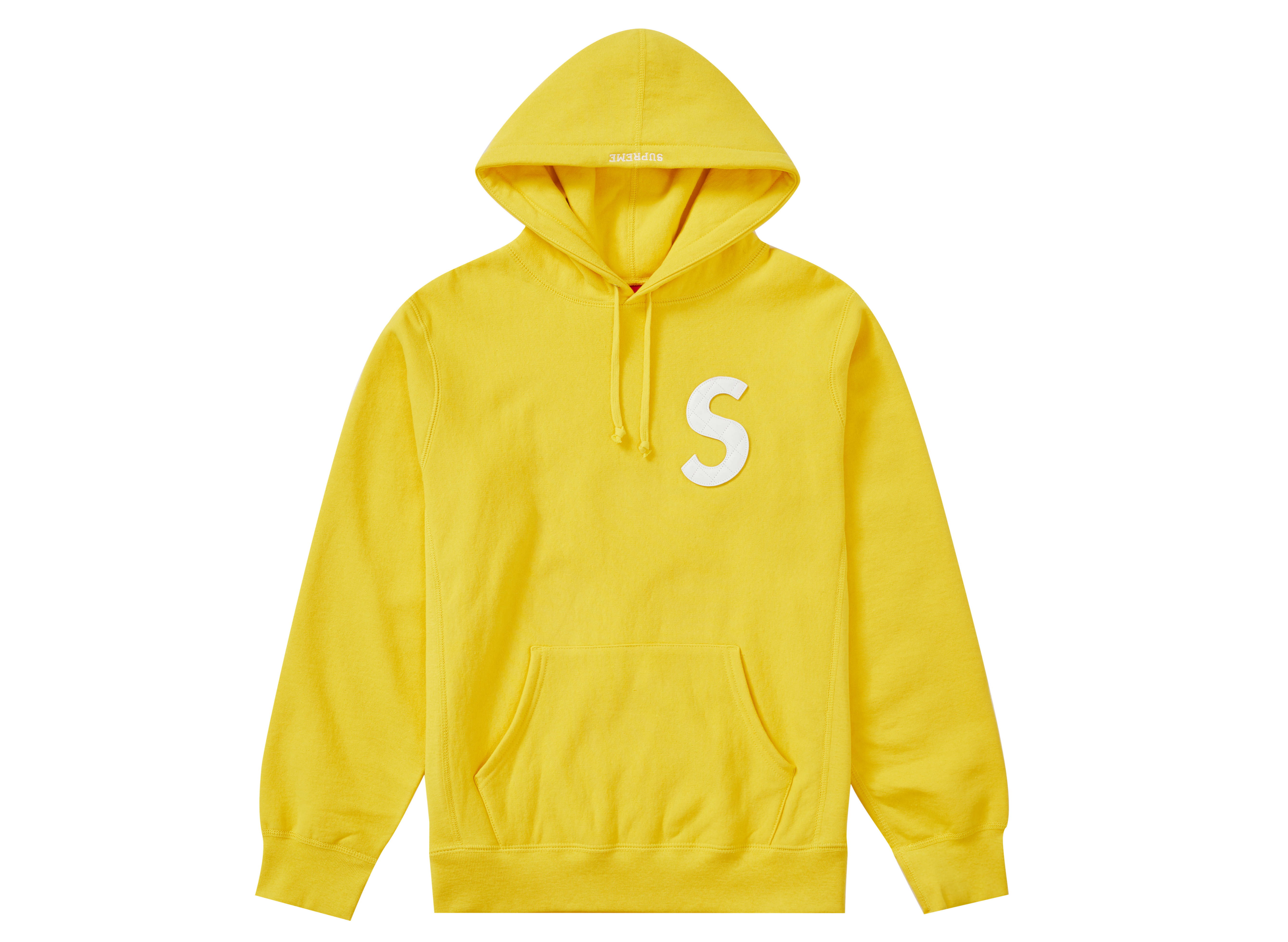 Supreme S Logo Hooded Sweatshirt (SS20) Yellow Men's - SS20 - US