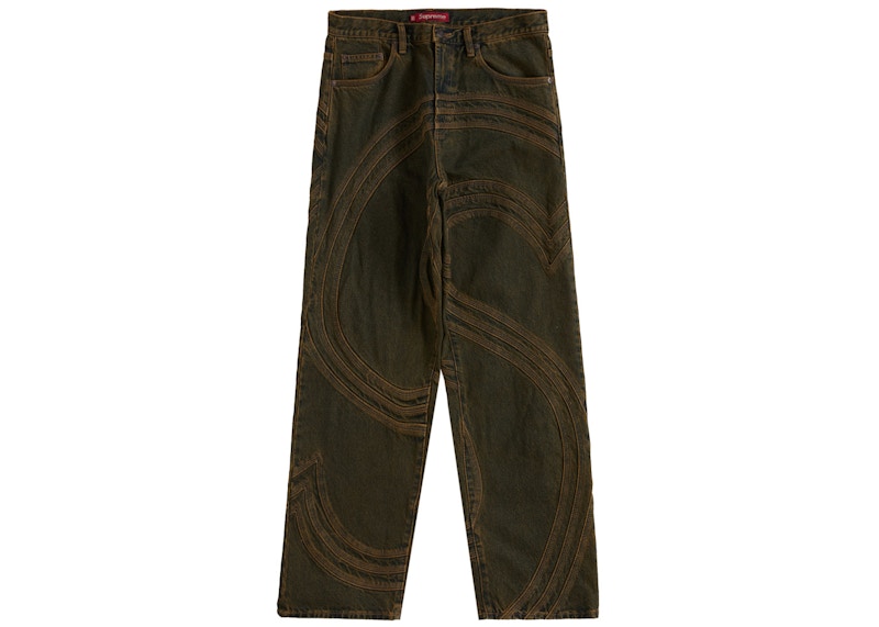 35,100円Supreme S Logo Loose Fit Jean Dirty Gree