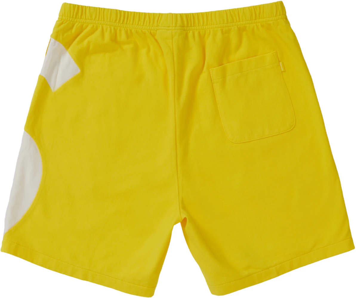Supreme Logo Applique Water Short Size M Yellow AUTHENTIC swim shorts NEW  SS19