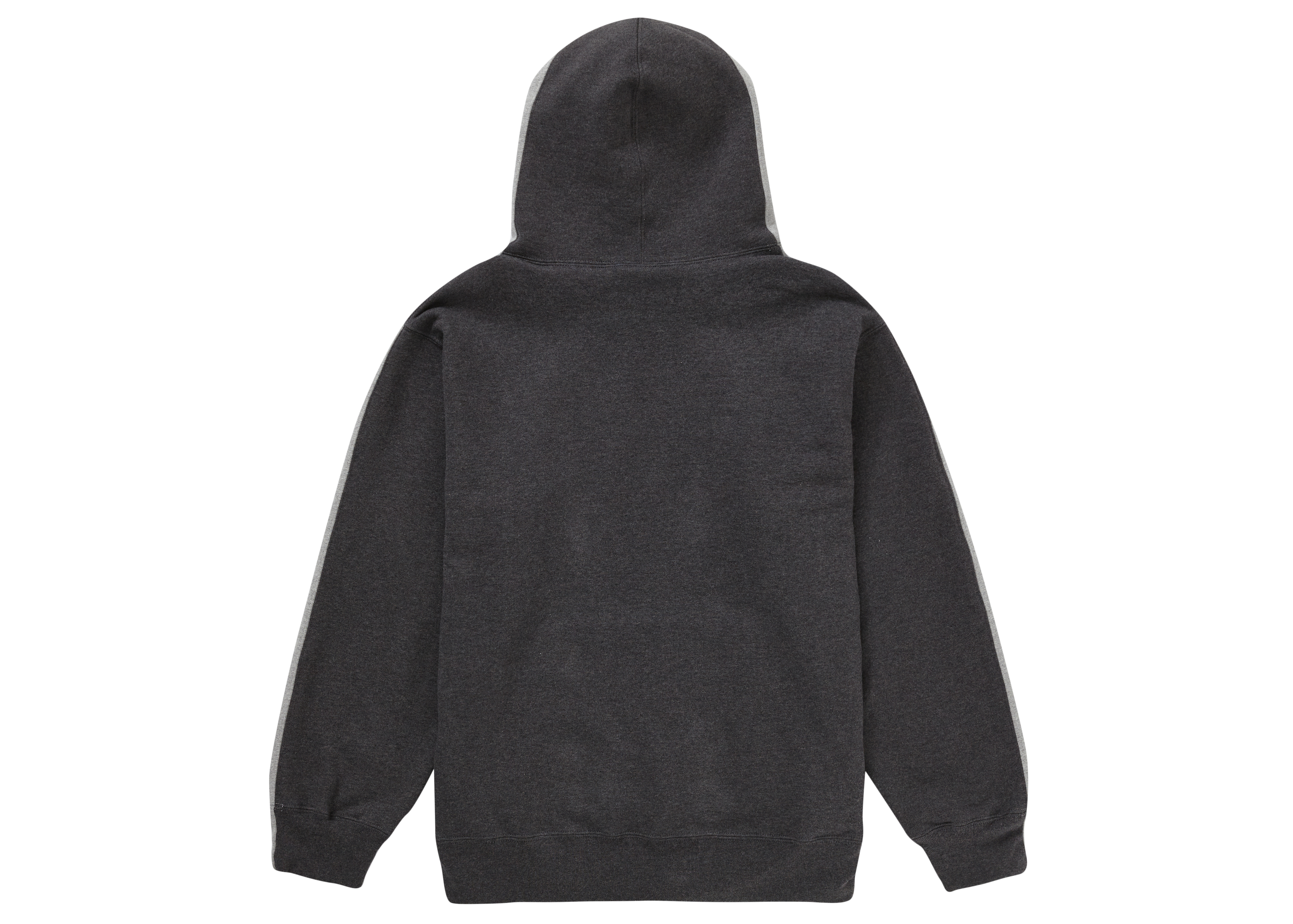 Supreme S Logo Split Hooded Sweatshirt Heather Grey Men's - FW21 - GB