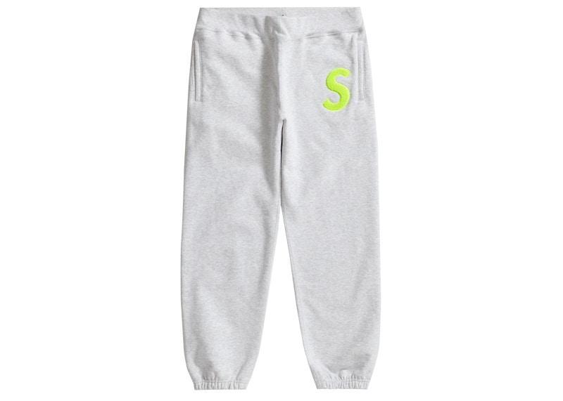 Supreme S Logo Sweatpant (FW19) Ash Grey