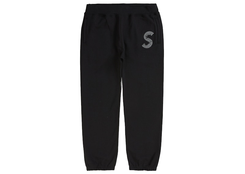 Supreme S logo sweatpant Black | vrealitybolivia.com