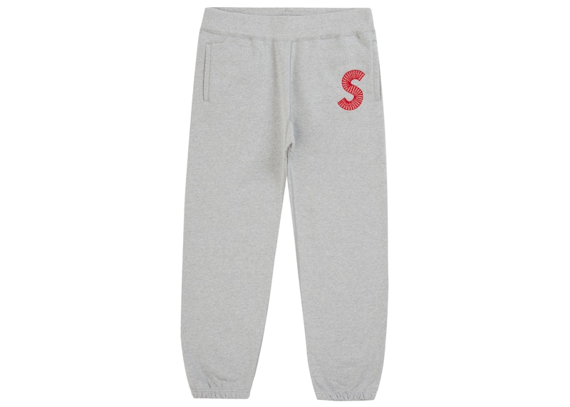 Supreme S Logo Sweatpant (FW20) Heather Grey - FW20 Men's - GB