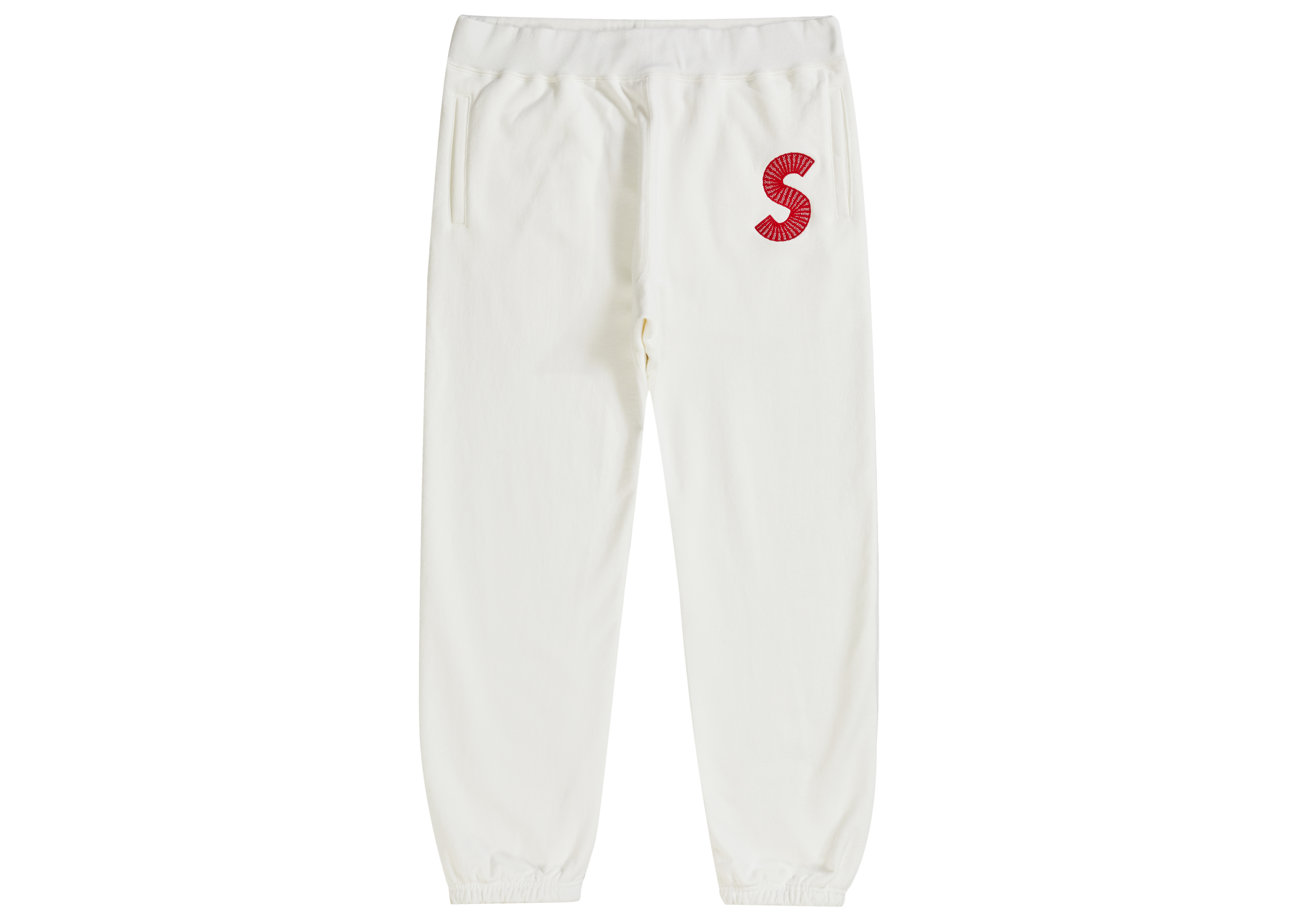 Supreme S Logo Sweatpant (FW20) White メンズ - FW20 - JP