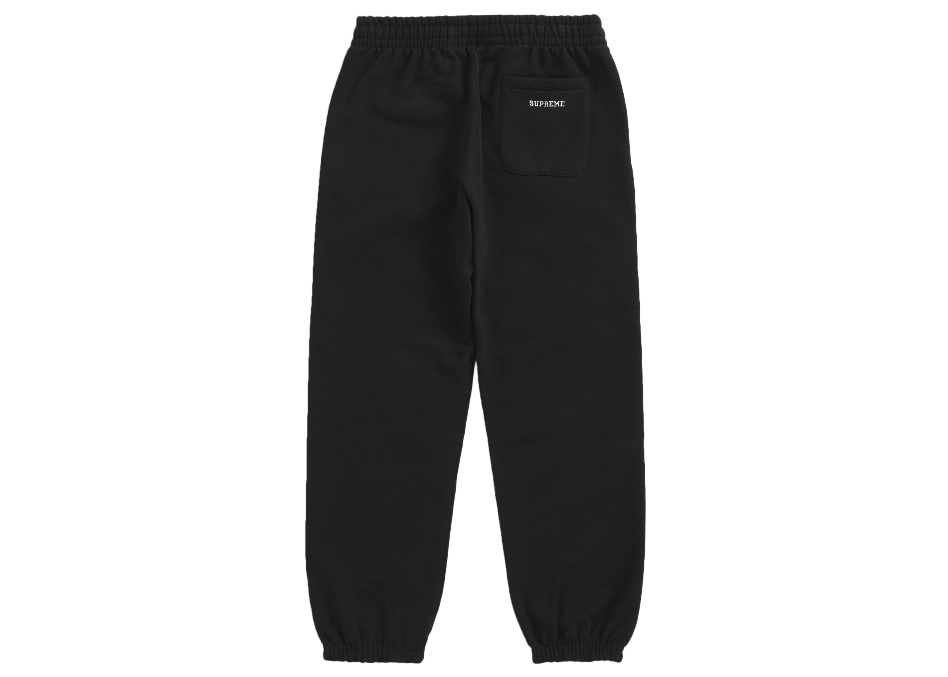 Supreme S Logo Sweatpant (FW22) Black Men's - FW22 - US