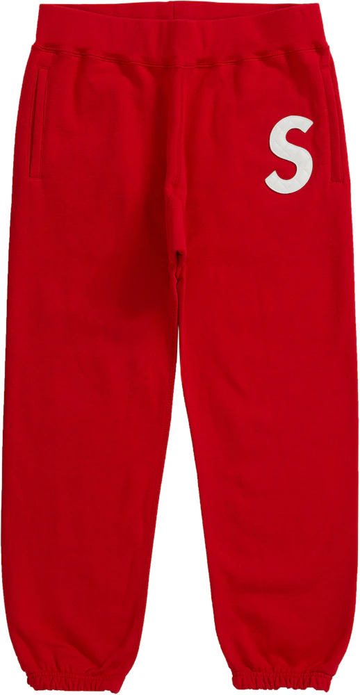 Supreme S Logo Sweatpant (SS20) Red Men's - SS20 - US