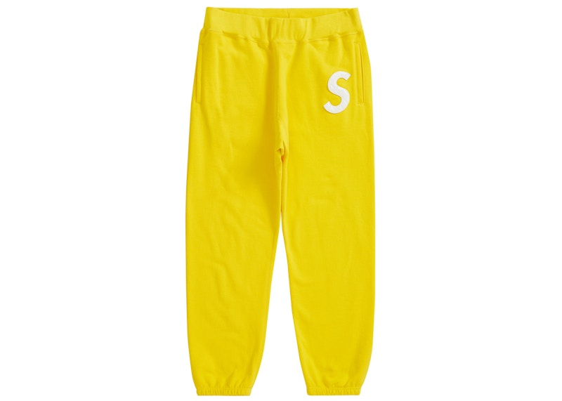 Supreme S Logo Sweatpant (SS20) Yellow Men's - SS20 - US