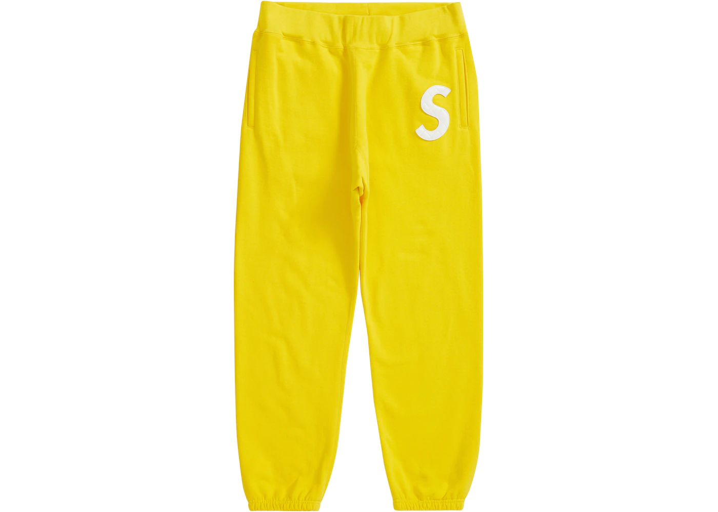 Supreme S Logo Sweatpant (SS20) Yellow Men's - SS20 - US