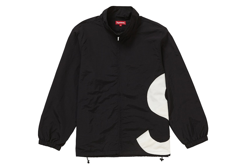 Supreme S Logo Track Jacket Black