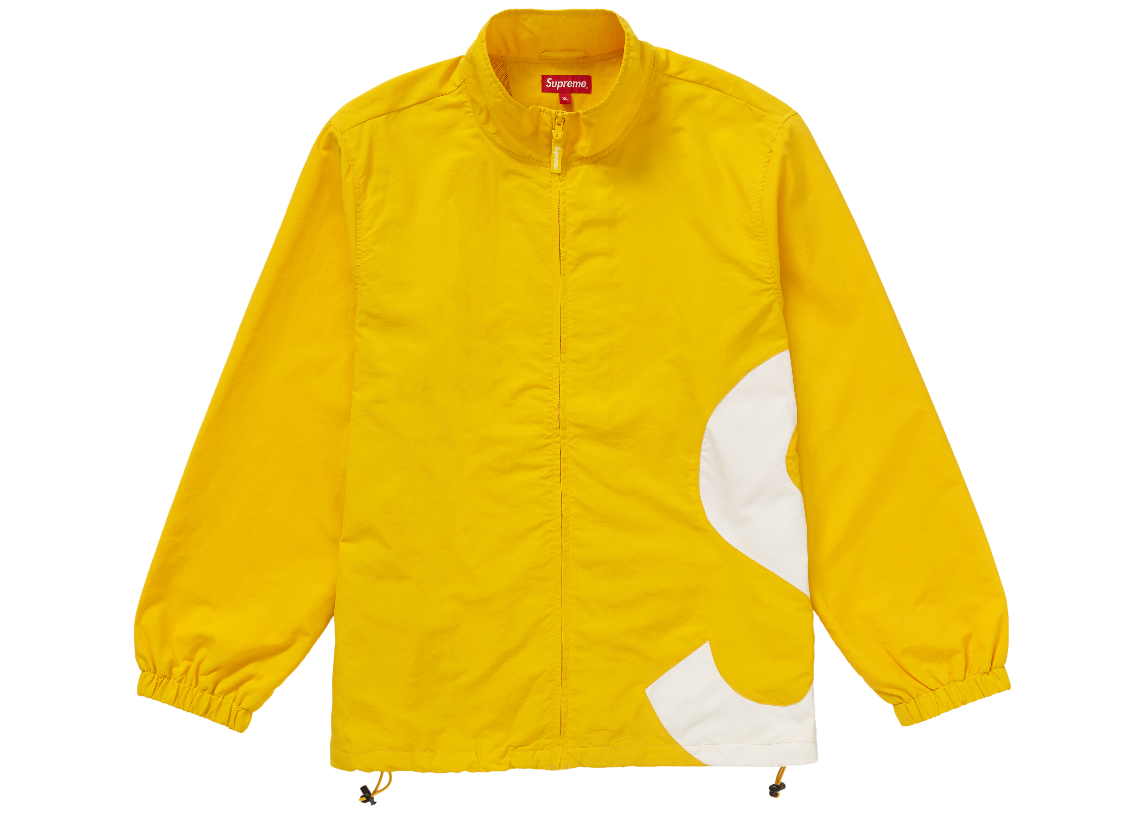 Supreme S Logo Track Jacket Yellow Men's - SS19 - US