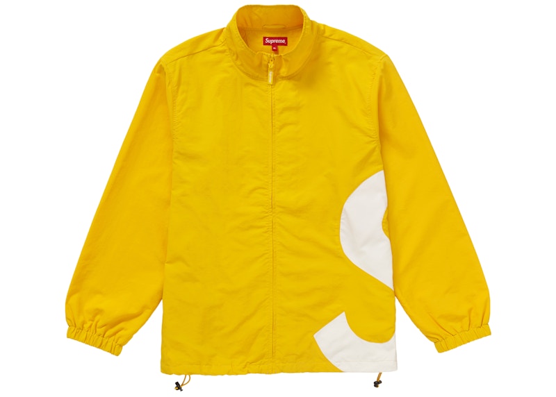 Supreme S Logo Track Jacket Yellow Men's - SS19 - US