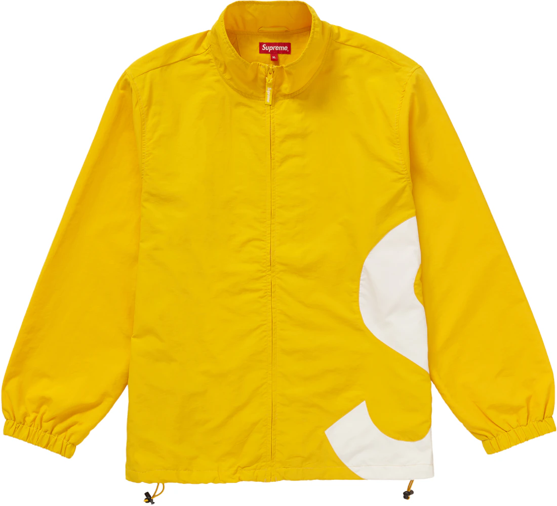 Supreme Side Logo Track Jacket Yellow Gradient for Men