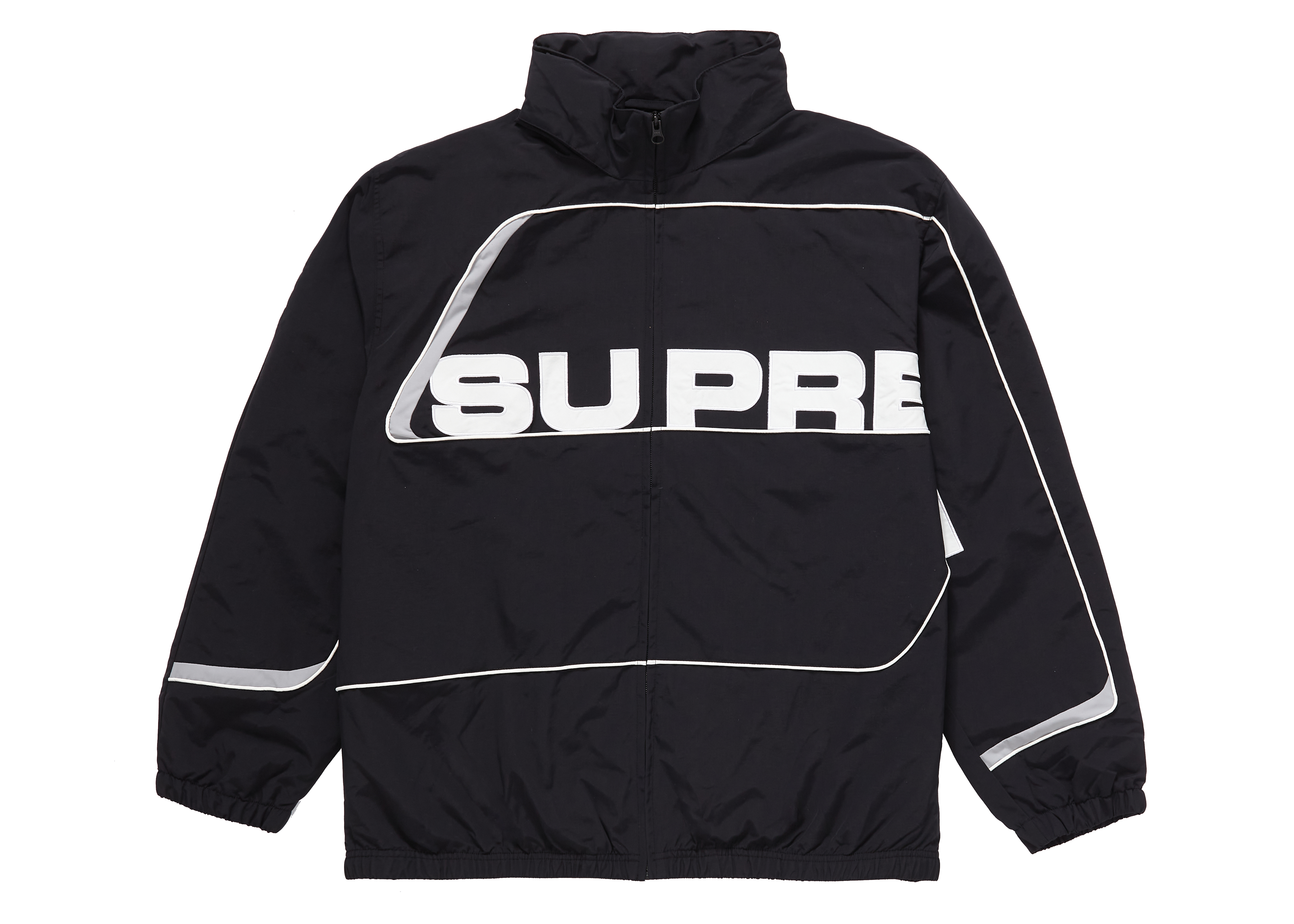 Supreme S Paneled Track Jacket Black - FW21 メンズ - JP