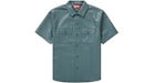 Supreme S/S Leather Work Shirt Dusty Teal