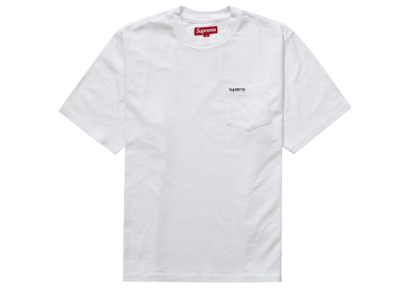 Supreme S S Pocket Tee FW23 White Men s FW23 US