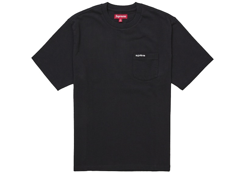 Supreme S/S Pocket Tee (FW25) Black Men's - FW25 - US