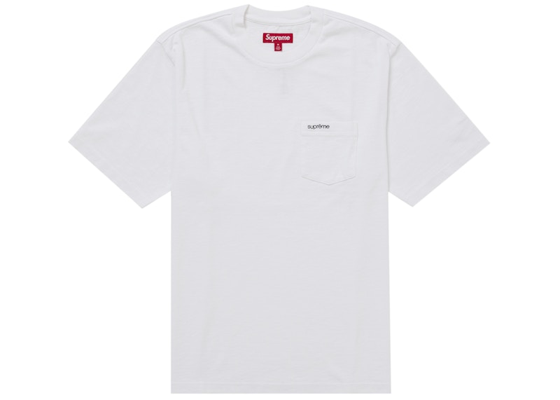 Supreme S/S Pocket Tee (FW25) White メンズ - FW25 - JP