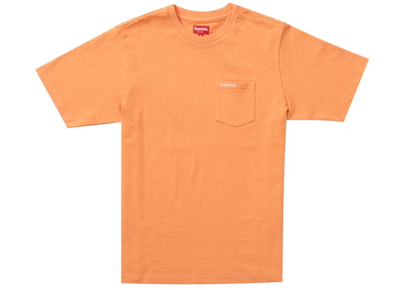 Supreme S/S Pocket Tee (SS22) Peach Men's - SS22 - US