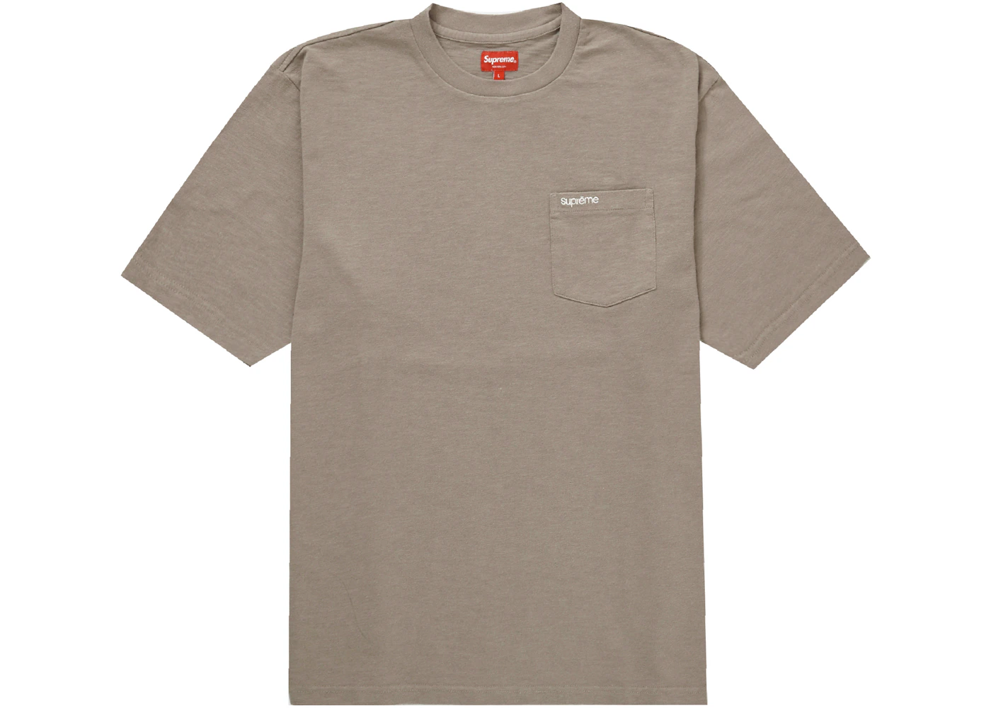 Supreme S/S Pocket Tee (SS23) Taupe Men's - SS23 - US