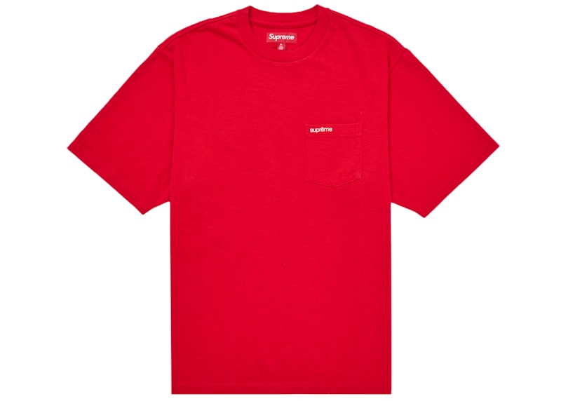 Supreme S/S Pocket Tee (SS26) Red Men's - SS26 - GB