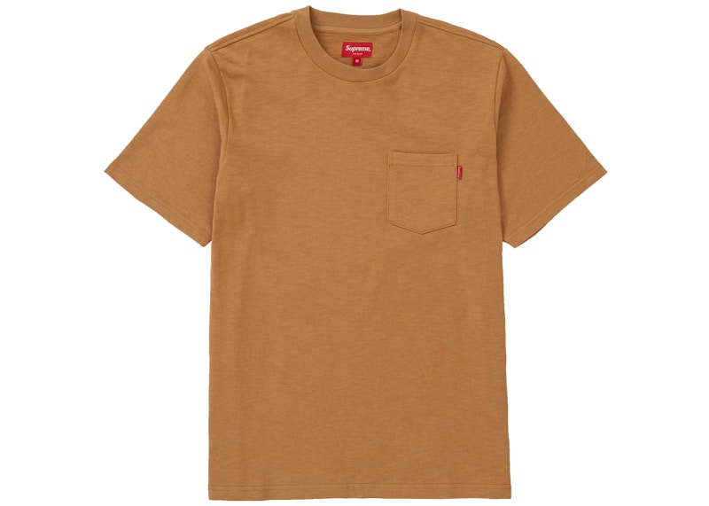 Supreme S/S Pocket Tee Tan Men's - SS20 - US