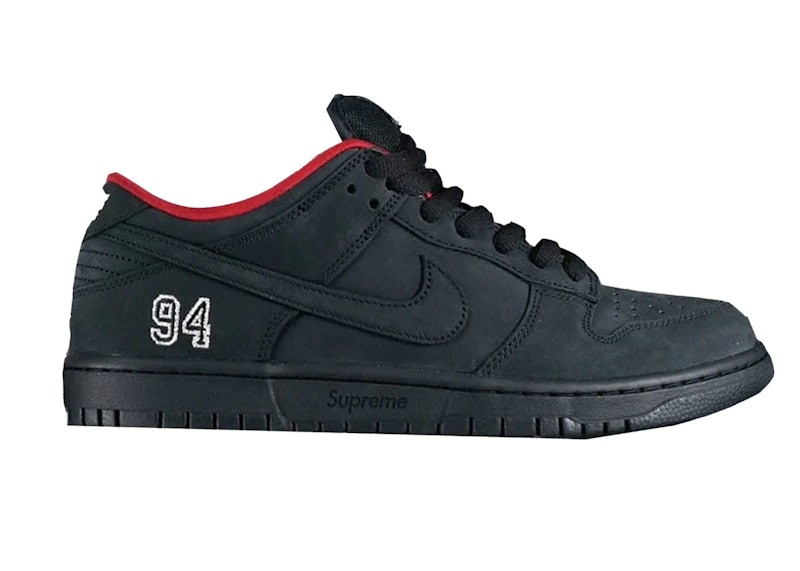 Nike SB Dunk Low Supreme 94 Black - HQ8487-001
