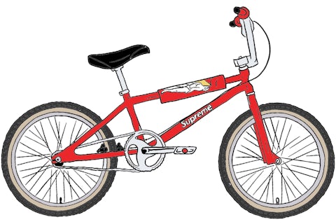 Supreme S&M 1995 BMX Dirtbike Red SS20 US
