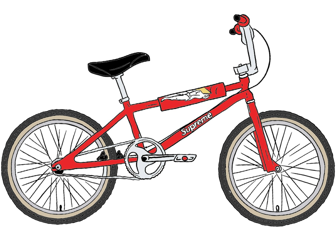Supreme S M 1995 Bmx Dirtbike Red Ss Supreme S M 1995 Bmx Dirtbike Red Ss