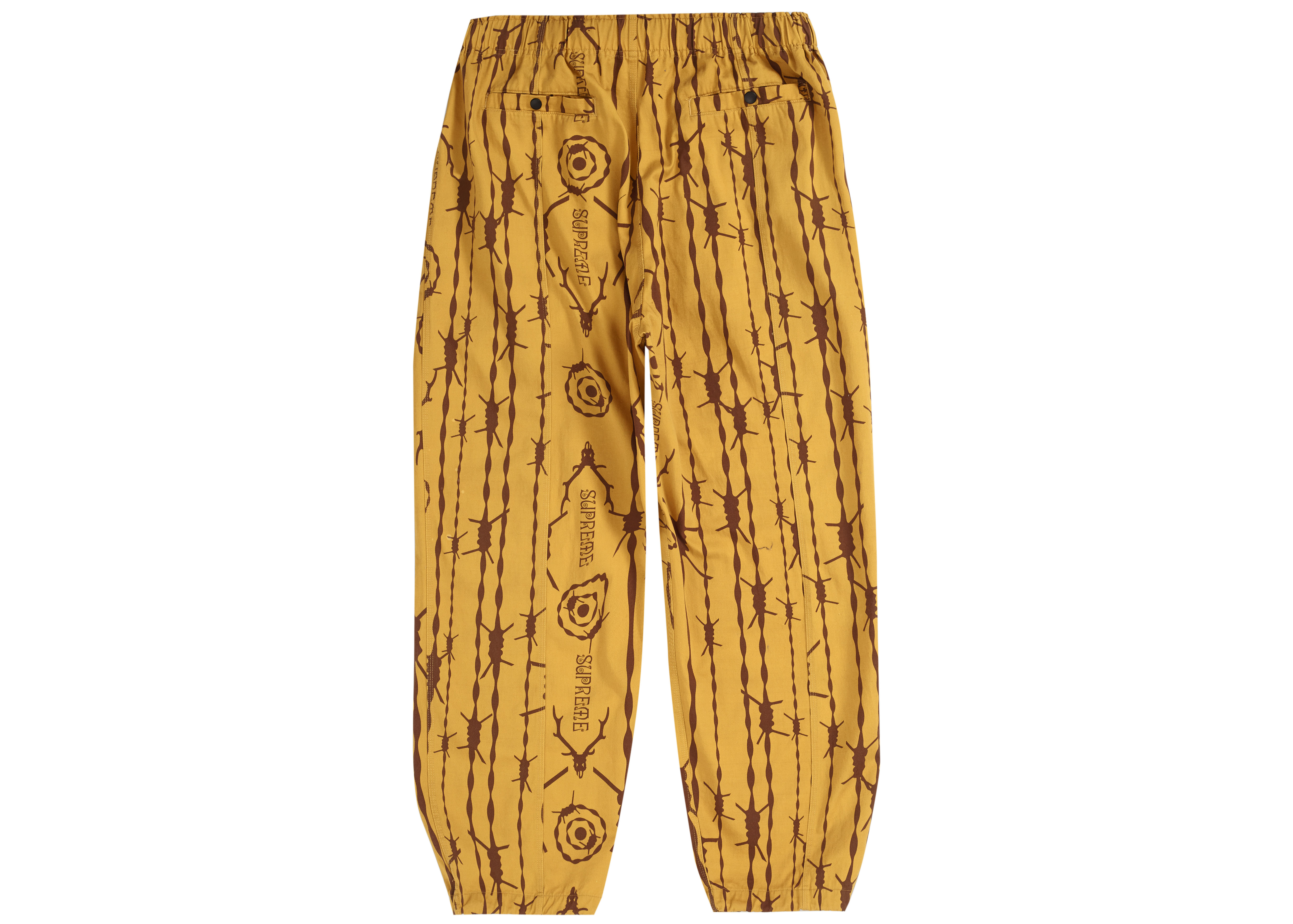 Supreme SOUTH2 WEST8 Belted Pant Mustard Pattern メンズ - SS21 - JP