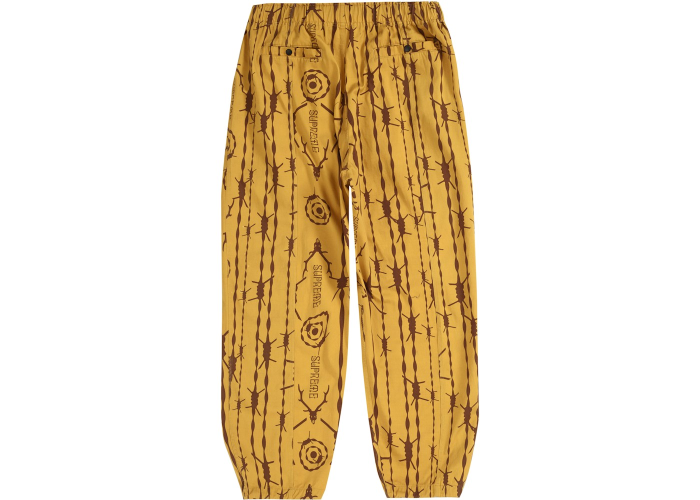 Supreme SOUTH2 WEST8 Belted Pant Mustard Pattern - SS21