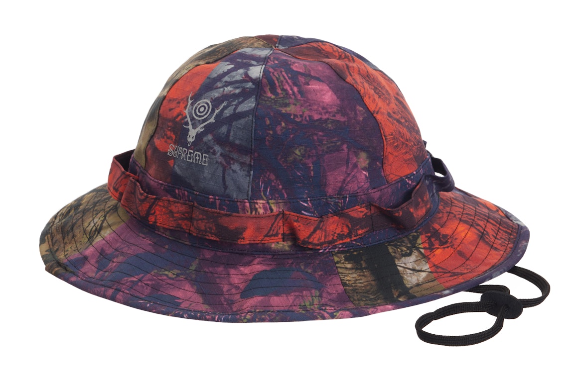 Pre-owned Supreme South2 West8 Jungle Hat Camo