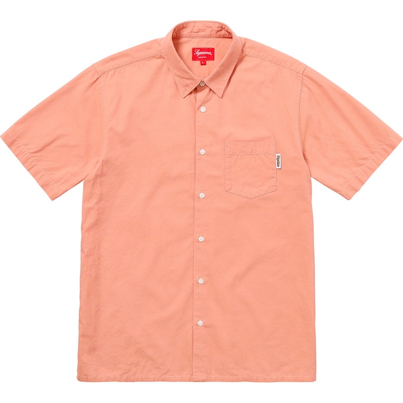 Supreme S/S Oxford Shirt Peach - SS18 Men's - US