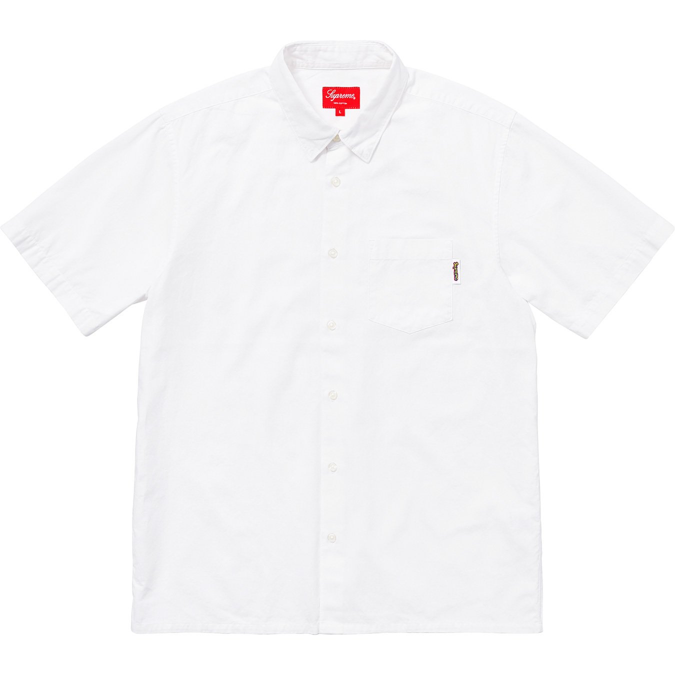 Supreme S/S Oxford Shirt White メンズ - SS18 - JP