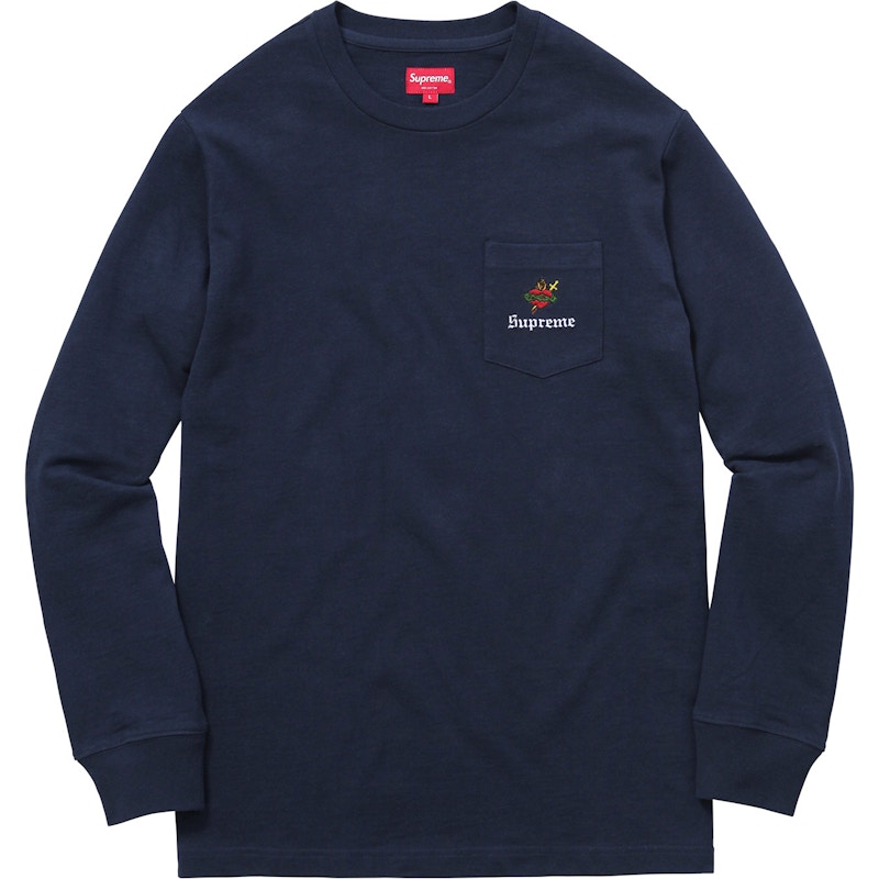 supreme sacred heart long sleeve