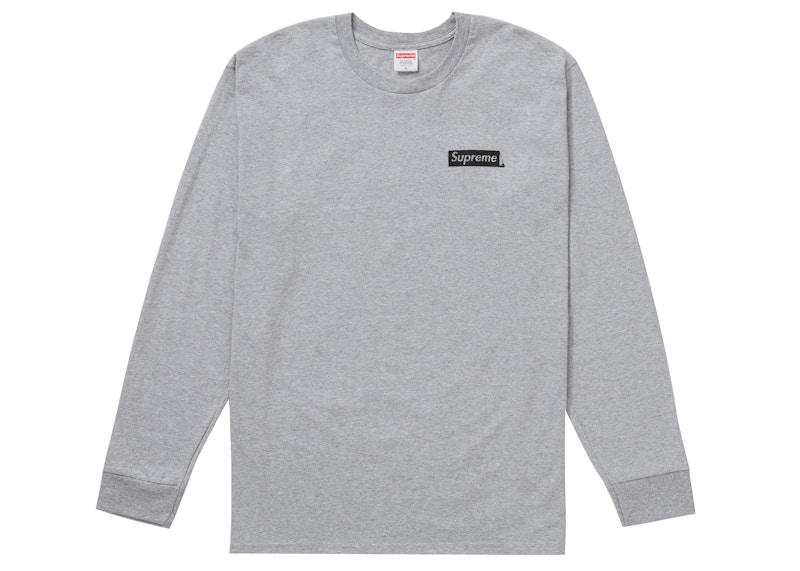 Supreme Sacred Unique L/S Tee Heather Grey Men's - SS20 - GB